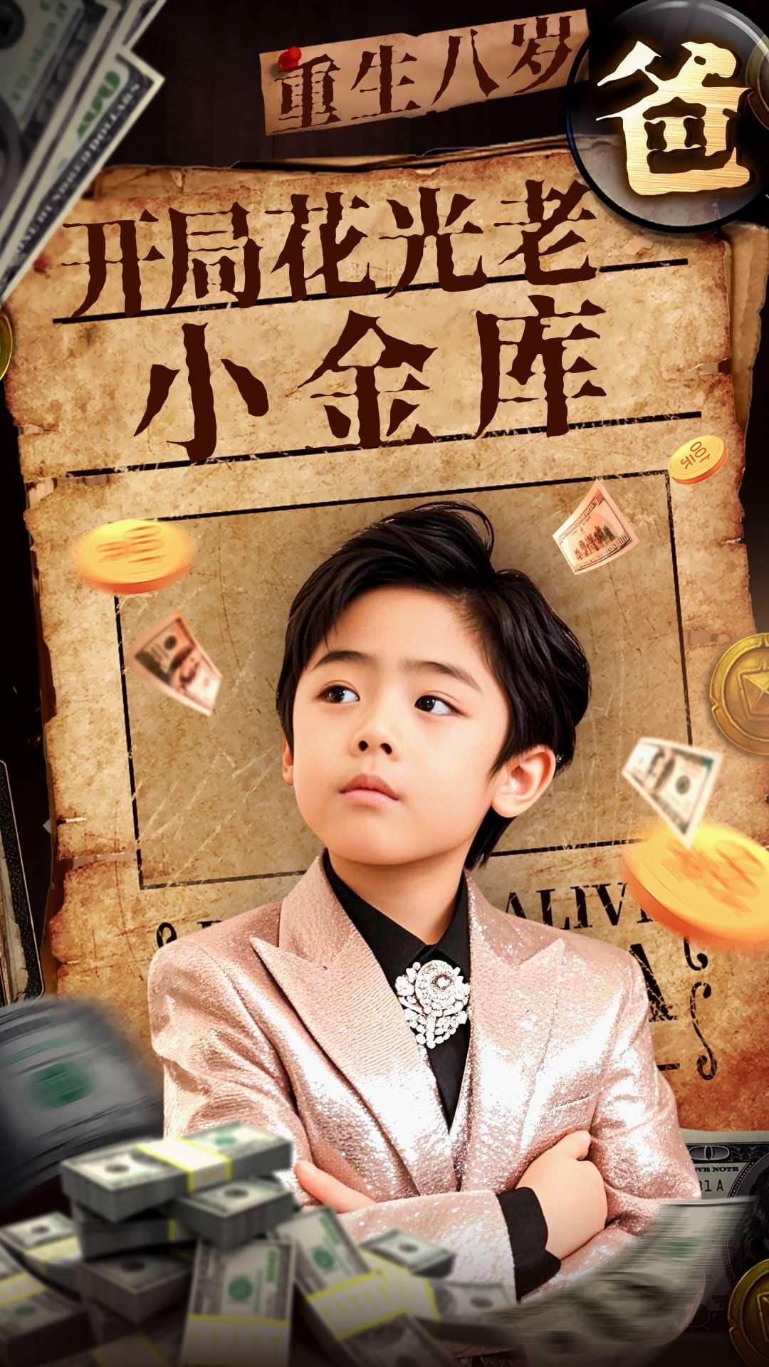 重生八歲，開局花光老爸小金庫(全集)